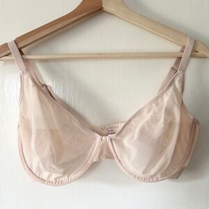 Negative Underwear Sieve Demi Bra in Peach 36DD Everyday Comfort Mesh Breathable